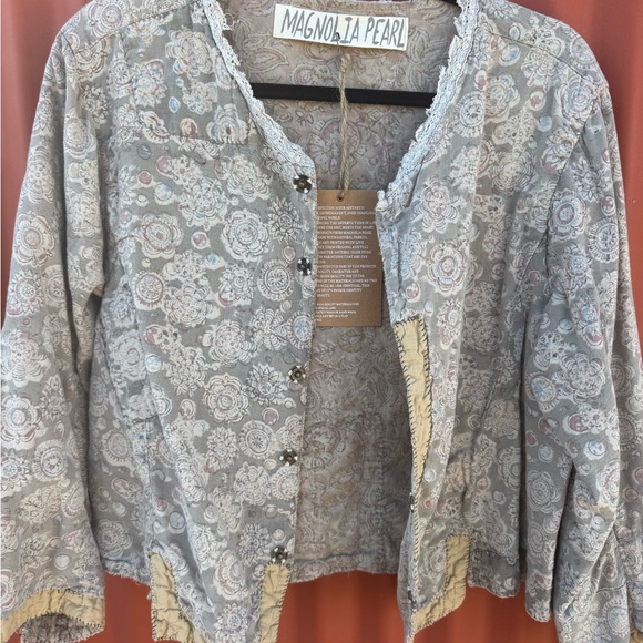 Magnolia Pearl Blockprint Sirsi Jacket Gumdrop NWT - Picture 14 of 16